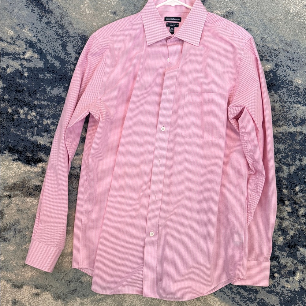 Croft & Barrow Men's Pink Dress Shirt